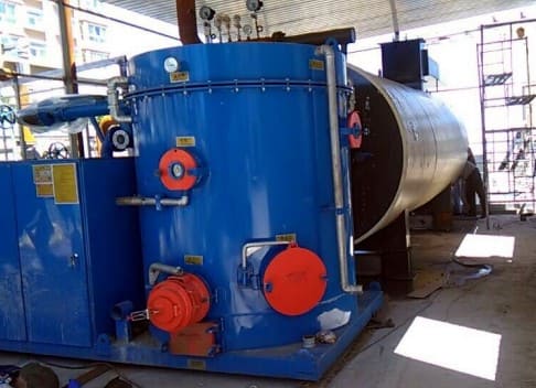 Pellet Burner Docking Horizontal Heat Conduction Oil Furnace